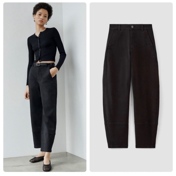 Burberry Brit Barrel Pants in Black - Picture 8 of 11